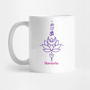 Om chakra, yoga mediation Mug